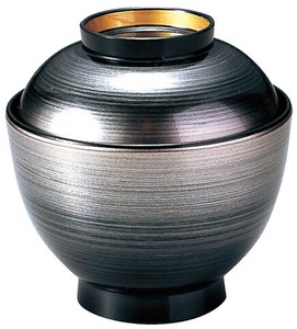 3．5寸玉子椀 銀カスミ高台内金 TA