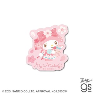 サンリオキャラクターズ キラキラ桜 ミニステッカー マイメロディ インバウンド 日本 JAPAN グッズ SAN137