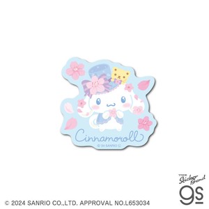 サンリオキャラクターズ キラキラ桜 ミニステッカー シナモロール インバウンド 日本 JAPAN グッズ SAN140