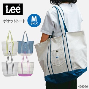Lee バッグ トート ビッグ 大きめ 学生 主婦 通学 旅行 タウン バイカラー B4 キャンバス