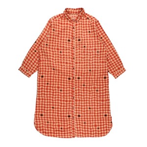 Casual Dress Check Shirt Dress