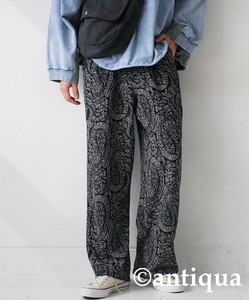[antiqua] Full-Length Pant Wide Pants Men's