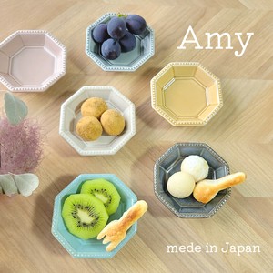 Mino ware Small Plate Mamesara Pottery Amy 7-colors