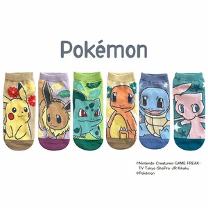 レディース靴下　"ポケモン" ポケットモンスター