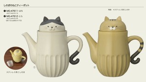 デコレ しのぎのねこ ティーポット