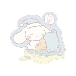 シナモロール／クリップ付きアクリルスタンド　すやすや