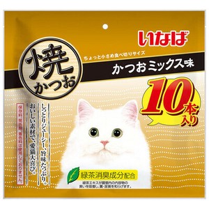 [いなばペットフード] いなば　焼かつお　かつおミックス味10P