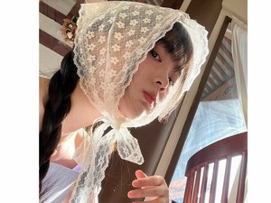小花レースバブーシュカ 21867