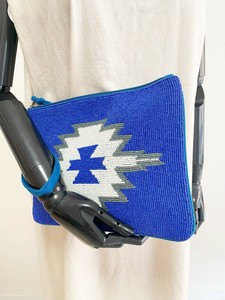 ⑥【SALE★在庫限り】オルテガ柄 ビーズバッグ（手刺繍ビーズ）