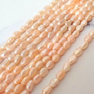 Gemstone Pink 3 x 6mm 40cm