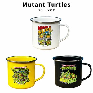 Mutant Turtles タートルズ 亀 STEEL MUG スチール マグ マグカップ キャンプ ピクニック ペン立て