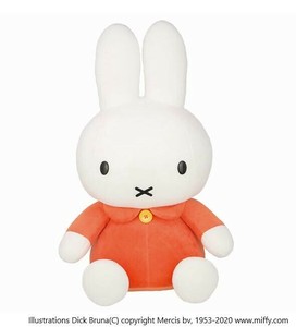 Dick Bruna ミッフィーぬいぐるみ　スタンダード　L　オレンジ・667340