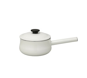 野田琺瑯 LK-18N ホワイト ルーク ホーローソースパン18cm　475218
