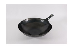 鉄打出片手中華鍋 1.6mm 39cm　001045