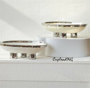 【定番商品】INSスタイル キャンディー皿 滑り止め 大人気 足の高い果物皿 家庭用 リビング お茶 お菓子