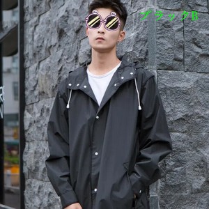 ロングレインコート  厚手 防風 防雨    BQ5015