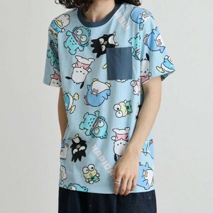 T-shirt Patterned Ladies fashion T-Shirt Sanrio Characters Printed Short Sleeve Men's