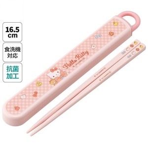 Chopsticks Hello Kitty Skater Antibacterial Dishwasher Safe Made in Japan