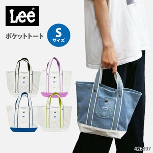 Lee バッグ トート ミニ 小さめ 学生 主婦 タウン 散歩 バイカラー キャンバス ランチトート