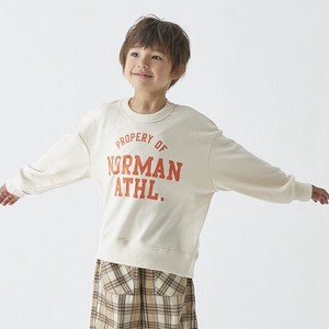 【24FW新作】NORMAN ビッグトレーナー　子供服　秋冬服　キッズトップス　キッズコーデ　リンクコーデ