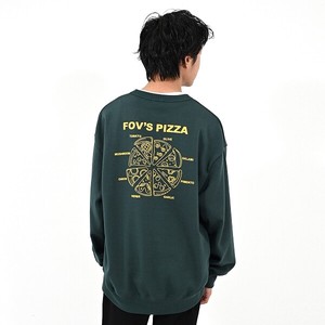 【24FW新作】PIZZA ビッグトレーナー　トップス　秋冬服　秋冬服コーデ　親子リンクコーデ　新作