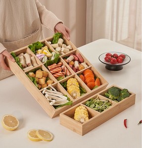 野菜 トレイ 九宮格菜皿 食器 BQ5100