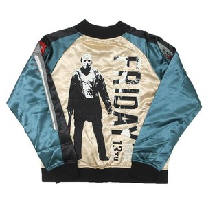 【メンズファッション】13日の金曜日 スカジャン クリスタルレイク Friday the 13th