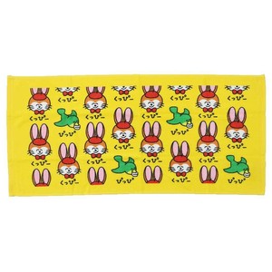 【フェイスタオル】クッピーラムネxおえかきさん TOWEL ロングタオル くっぴーさん