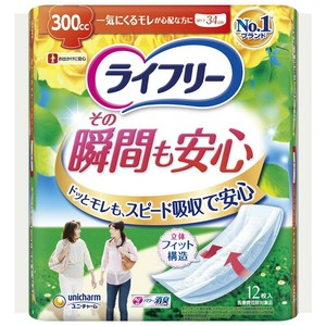ライフリー その瞬間も安心パッド 12枚 852488