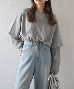 T-shirt Sheer-layered