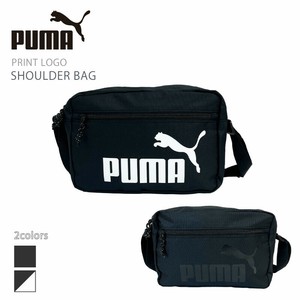 PUMA プリントロゴ 横型ショルダーバッグ