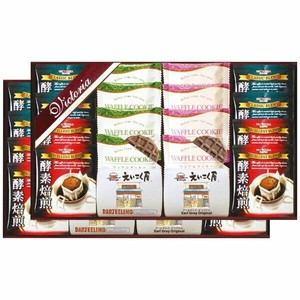 ドリップコーヒー＆紅茶・ワッフルクッキーセット VEM-60