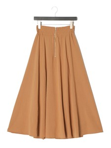 Skirt High-Waisted Rayon Front Zipper [2024 NEW]