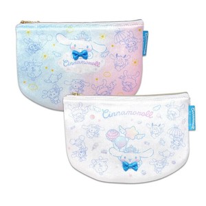 【内藤デザイン研究所】Cinnamoroll 20th シナモロール　ボアフラットポーチ【全2種】
