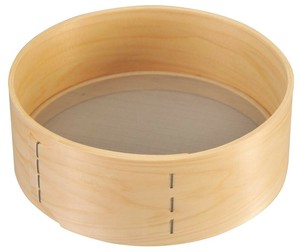 木枠 ステン張 粉フルイ 細目 40メッシュ 8寸 3073710