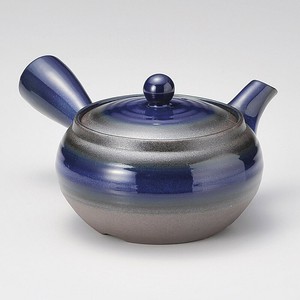 万古急須2.0平形ナマコ巻(底網)(萬古焼)　日本製