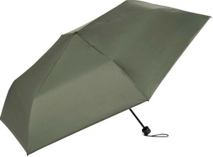 折傘 60cm プレーンカラー ミニ D-063410 カーキ