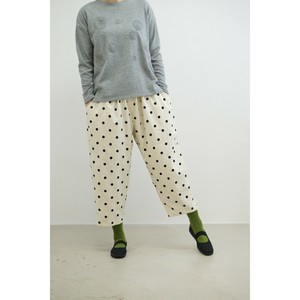 Cropped Pant Flocking Finish