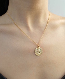 【サージカルステンレス 316L】エリザベスコイン ペンダント ネックレス /  金属アレルギー対応