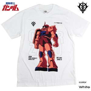 【正規品】機動戦士 ガンダム Tシャツ シャア専用 ザク 半袖 モビルスーツ ズゴック ジオング アムロ
