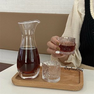 ＜人気商品＞早い者勝ち ティーカップ ガラスポット セット コーヒーカップ 木トレイ 共有ポット