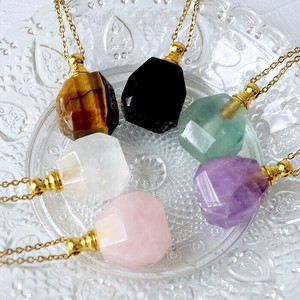 Rose Quartz Necklace Necklace Natural Stone Pendant 1-pcs