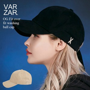 VARZAR OG Fit over fit washing ball cap バザール 韓国 帽子 キャップ 深め