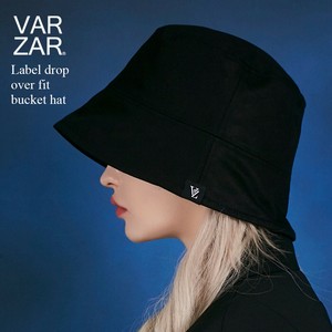 VARZAR Label drop over fit bucket hat 592 バザール 韓国 帽子 バケットハット 深め