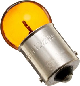 M&Hマツシマ 白熱電球(1個入) 12v21w G18 BA15S オレンジ 1P5113 OR
