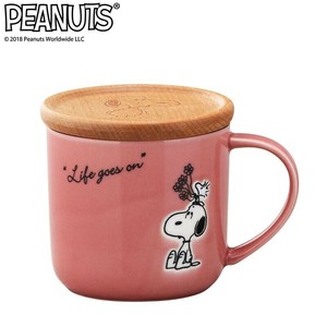 SNOOPY スヌーピー コースター付マグ レッド SN611-11C
