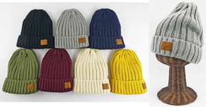 Beanie Patch Ribbed Knit [A/W]