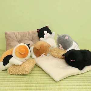 【内藤デザイン研究所】ぼうみたいなねこ ぬいぐるみ うつぶせ【全5種】