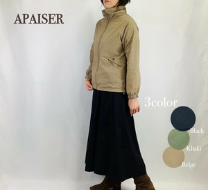 【2024 初秋・秋・人気・オシャレ】高めネック・ナイロンアウター
