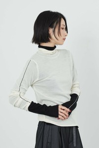 アウトリンキングタートルニット